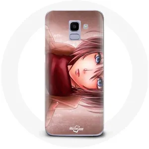 Coque pour Samsung Galaxy J6 2018 Mikasa Ackerman Attaque des Titans Anime Série Japanese Maniacase pas cher