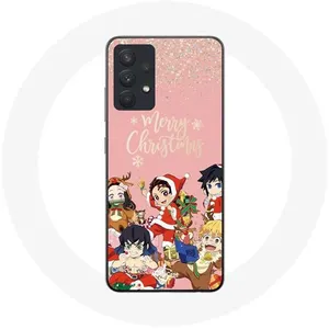 Coque pour Samsung Galaxy A13 4G / A13 4G Lite Demon slayer merry christmas affiche Anime Manga Maniacase pas cher