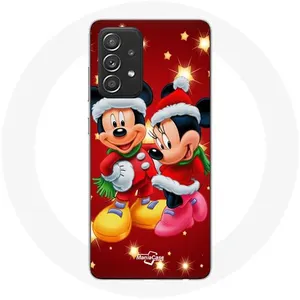 MANIACASE Coque pour Samsung Galaxy A33 5G Mickey Mouse et Minnie Mouse le jour ... pas cher