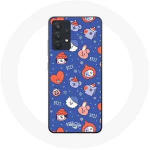 Coque pour Samsung Galaxy A13 4G / A13 4G Lite BTS Bangtan Sonyeondan BT21 Noël 2023 Maniacase pas cher
