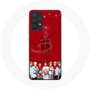 Coque pour Samsung Galaxy A13 4G / A13 4G Lite BTS Bangtan Garçons Fond Rouge Cadeau de Noël 2023 Maniacase pas cher