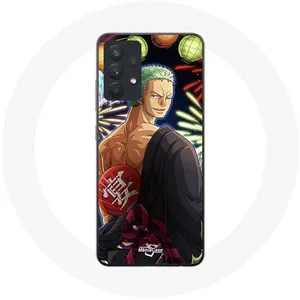 Coque pour Samsung Galaxy A13 4G / A13 4G Lite One Piece Joyeux noël Zoro Anime Manga Maniacase pas cher