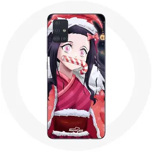 Coque pour Samsung Galaxy A71 Anime Demon Slayer Kamado Nezuko Le jour de Noël 2023 Maniacase pas cher