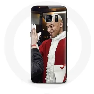 Coque pour Samsung Galaxy S7 Edge Mbappé Foot Joyeux noël Maniacase pas cher