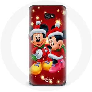 Coque pour Samsung Galaxy A8 2016 Mickey Mouse et Minnie Mouse le jour de Noël Maniacase pas cher