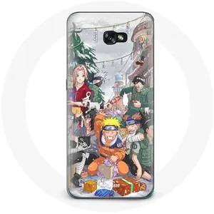 MANIACASE Coque pour Samsung Galaxy A5 2017 Naruto Christmas Day Anime Manga pas cher