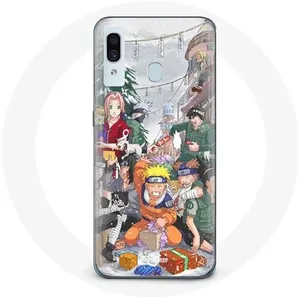 Coque pour Samsung Galaxy A30 Naruto Christmas Day Anime Manga pas cher