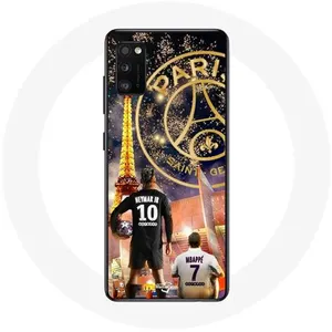 Coque pour Samsung Galaxy S20 PSG Neymar et Mbappé Joyeux noël Maniaca... pas cher
