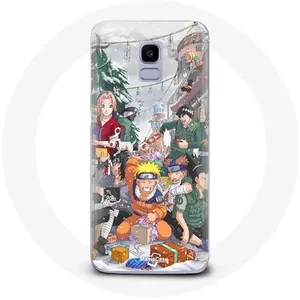MANIACASE Coque pour Samsung Galaxy A6 2018 Naruto Christmas Day Anime Manga pas cher