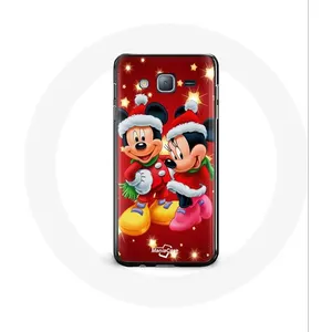 Coque pour Samsung Galaxy J5 2016 Mickey Mouse et Minnie Mouse le jour de Noël Maniacase pas cher