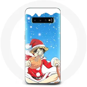 Comparateur de prix : Coque pour Samsung Galaxy S10 Anime One Piece Luffy Le jour de Noël 20...