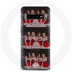 Coque pour Samsung Galaxy S10 Edge BLACKPINK Cadeau de Noël Chanson Last Christmas Maniacase pas cher