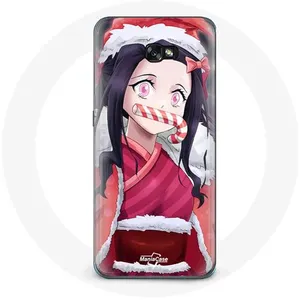 Coque pour Samsung Galaxy A8 2016 Anime Demon Slayer Kamado Nezuko Le jour de Noël 2023 Maniacase pas cher