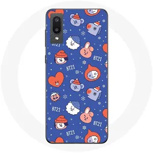 Coque pour Samsung Galaxy A02 BTS Bangtan Sonyeondan BT21 Noël 2023 Maniacase pas cher