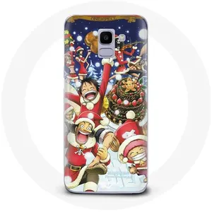 Coque pour Samsung Galaxy A8 2018 One Piece Christmas Day Anime Manga Maniacase pas cher