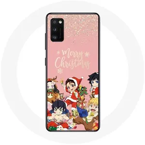 Coque pour Samsung Galaxy S20 Plus Demon slayer merry christmas affiche Anime Manga Maniacase pas cher