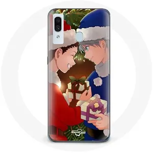 Comparateur de prix : Coque pour Samsung Galaxy A40 Hunter x Hunter Gon Freecss et Killua Zoldyck Christmas Day Anime Manga Maniacase