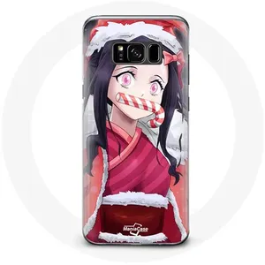 Coque pour Samsung Galaxy S8 Anime Demon Slayer Kamado Nezuko Le jour de Noël 2023 Maniacase