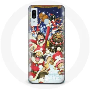 Coque pour Samsung Galaxy A20 One Piece Christmas Day Anime Manga Maniacase pas cher