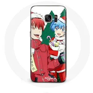 Coque pour Samsung Galaxy S7 Karma et Nagisa Assassination Classroom Anime Christmas day Maniacase pas cher