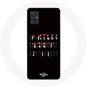Coque pour Samsung Galaxy A51 5G Stranger Things Affiche Friends Don't Lie Joyeux noël Maniacase pas cher