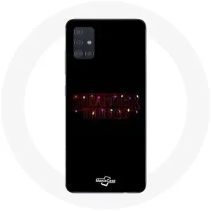 Coque pour Samsung Galaxy A51 5G Stranger Things Affiche Logo Joyeux noël Maniacase pas cher
