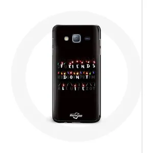 Coque pour Samsung Galaxy A3 Stranger Things Affiche Friends Don't Lie Joyeux noël Maniacase pas cher