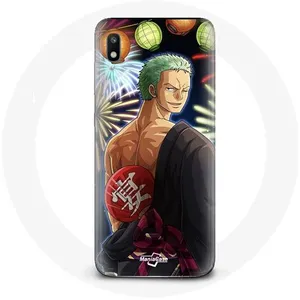 Comparateur de prix : Coque pour Samsung Galaxy A10 One Piece Joyeux noël Zoro Anime Manga M...