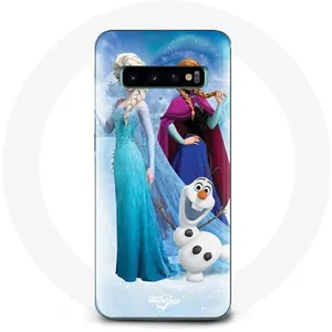 Coque pour Samsung Galaxy S10 La Reine Des Neiges Elsa Anna Olaf Maniacase pas cher