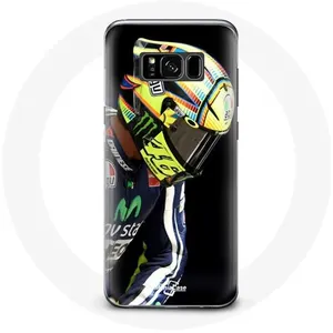 Coque pour Samsung Galaxy S8 Valentino Rossi pilote de vitesse moto Maniacase pas cher