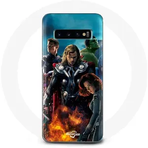 Coque pour Samsung Galaxy S10 Avengers film de super héros Maniacase pas cher