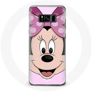 Coque pour Samsung Galaxy S8 Minnie Mouse Dessin animé rose Maniacase pas cher