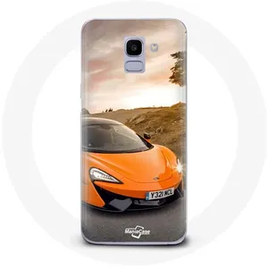 Coque pour Samsung Galaxy J6 2018 Formule 1 McLaren F1 Orange Maniacase pas cher