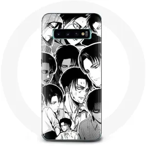 Coque pour Samsung Galaxy S10 Plus Attaque des Titans Manga Levi Ackerman Maniacase pas cher