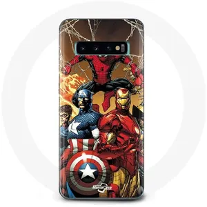 Coque pour Samsung Galaxy s10 plus Avengers invaders Anciens soldats M... pas cher