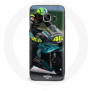 Coque pour Samsung Galaxy S7 Edge Valentino Rossi MotoGP 46 Maniacase pas cher