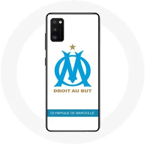 Coque pour Samsung Galaxy S20 Olympique de Marseille OM logo Bleu Mani... pas cher