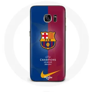 MANIACASE Coque pour Samsung Galaxy S7 Edge FC Barcelone Logo Équipe de football pas cher