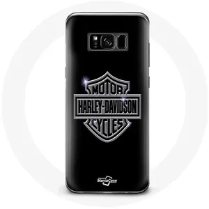 Coque pour Samsung Galaxy S8 Harley Davidson motorcycles logo Maniacase pas cher