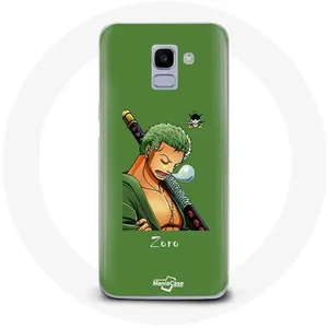 Coque pour Samsung Galaxy J6 2018 One piece Manga Zoro epée Maniacase