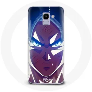 MANIACASE Coque pour Samsung Galaxy J6 2018 Dragon Ball Goku Visage énervé pas cher