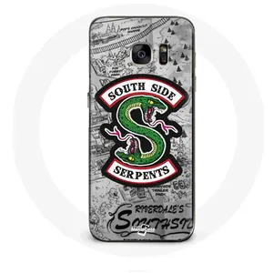 Coque pour Samsung Galaxy S7 Edge Riverdale south side serpents logo Maniacase pas cher