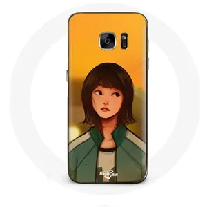 Coque pour Samsung Galaxy S7 Edge Squid Game Ji Yeong Numéro 240 Maniacase pas cher