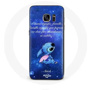 Coque pour Samsung Galaxy S7 Edge Stitch Ohana Citation Maniacase pas cher