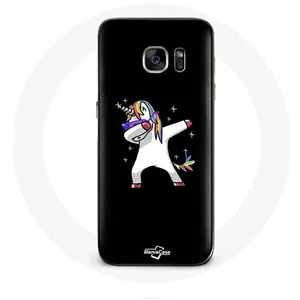 Coque pour Samsung Galaxy S7 Edge Dab unicorn licorne Maniacase pas cher