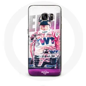 Coque pour Samsung Galaxy S7 Edge Formule 1 Sergio Pérez Pilote automobile de F1 Maniacase pas cher