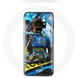 Coque pour Samsung Galaxy S9 Formule 1 Fernando Alonso champion du monde de F1 Maniacase pas cher