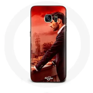 Coque pour Samsung Galaxy S7 Edge Lucifer Morningstar Saison 5 Série Maniacase pas cher