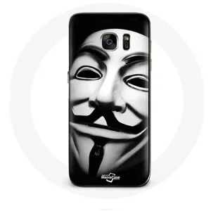 MANIACASE Coque pour Samsung Galaxy S7 Edge Nous sommes légion masque anonyme Ma... pas cher