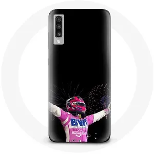 Coque pour Samsung Galaxy A70 Formule 1 Sergio Pérez Mendoza gagné la course Maniacase pas cher